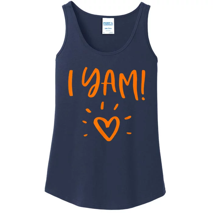 She's My Sweet Potato I Yam Set Couples Thanksgiving Ladies Essential Tank