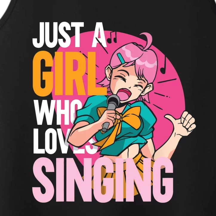 Singing | Musician Singer | Just A Girl Who Loves Singing Performance Tank