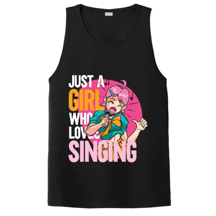 Singing | Musician Singer | Just A Girl Who Loves Singing Performance Tank