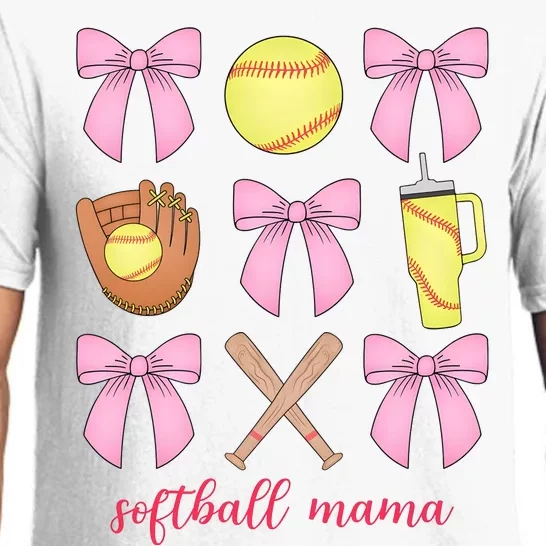 Softball Mama Sport Mom Pajama Set