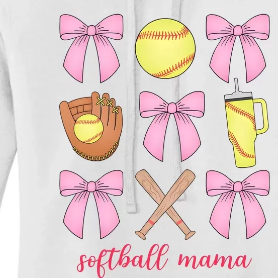 Softball Mama Sport Mom Women's Pullover Hoodie