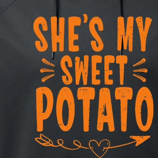 SheS My Sweet Potato I Yam Performance Fleece Hoodie