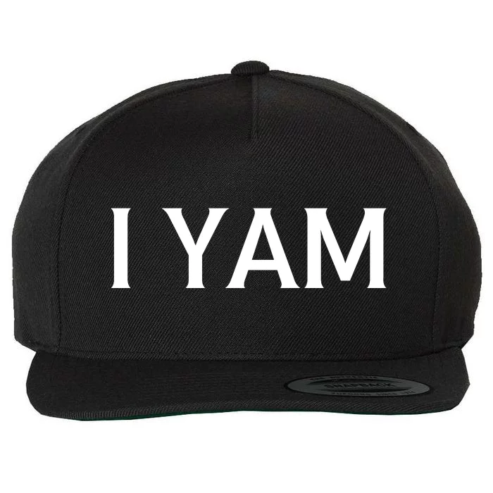 SheS My Sweet Potato I Yam Set Couples Thanksgiving Fun Wool Snapback Cap