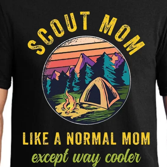 Scout Mom Scouting Troop Leader Camping Lovers Pajama Set