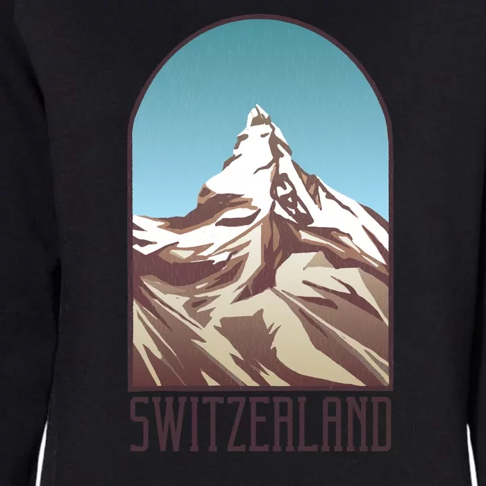 Switzerland Mountain Womens California Wash Sweatshirt