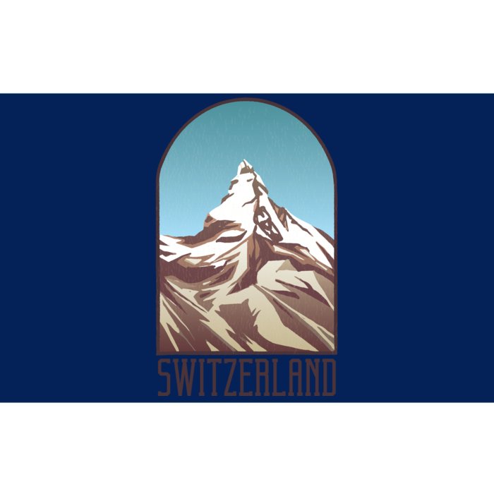 Switzerland Mountain Bumper Sticker