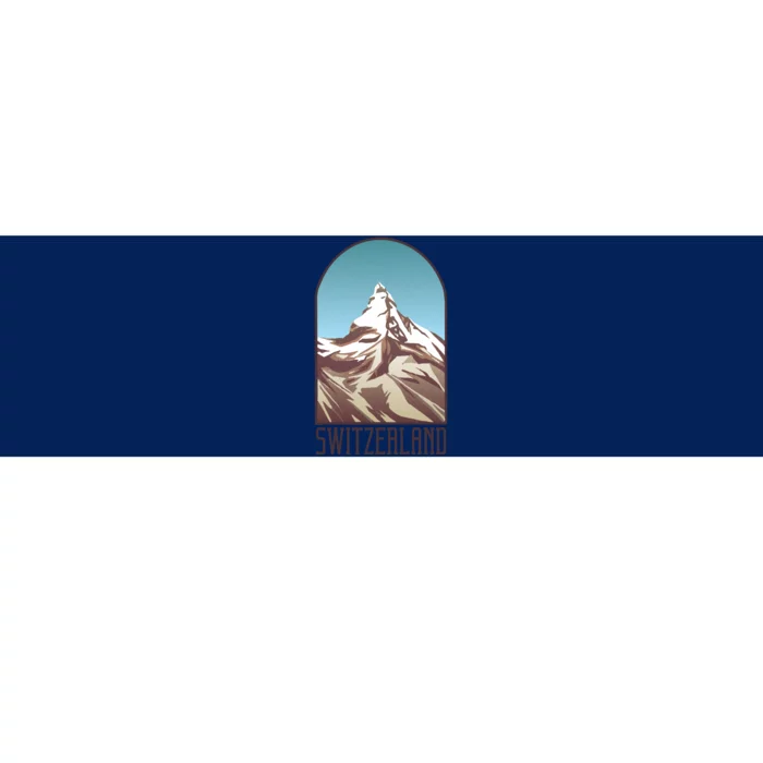 Switzerland Mountain Bumper Sticker