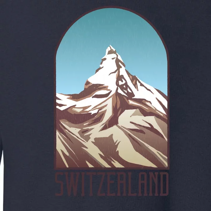 Switzerland Mountain Toddler Sweatshirt