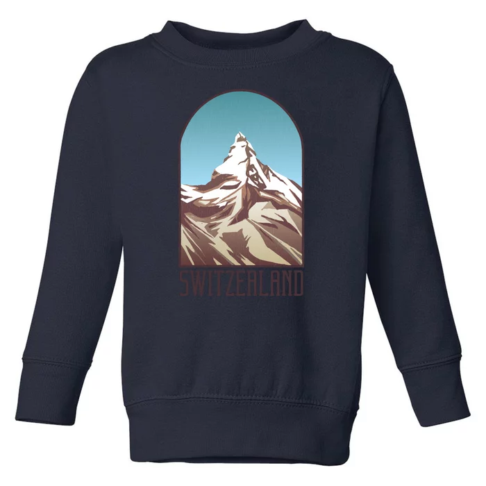 Switzerland Mountain Toddler Sweatshirt