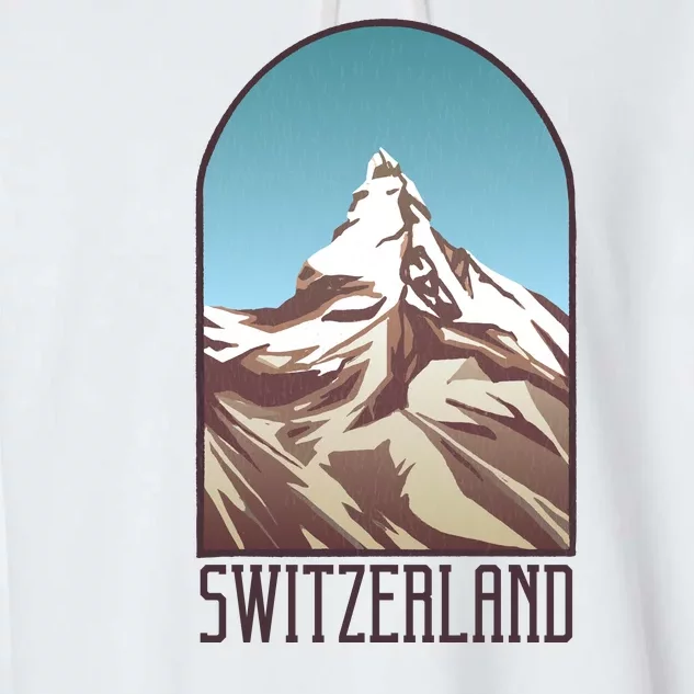 Switzerland Mountain Garment-Dyed Fleece Hoodie