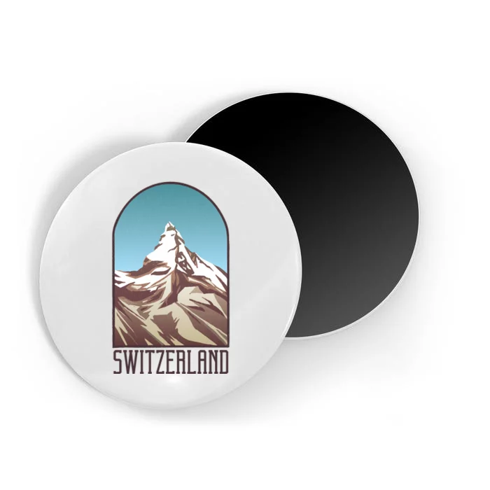 Switzerland Mountain Magnet