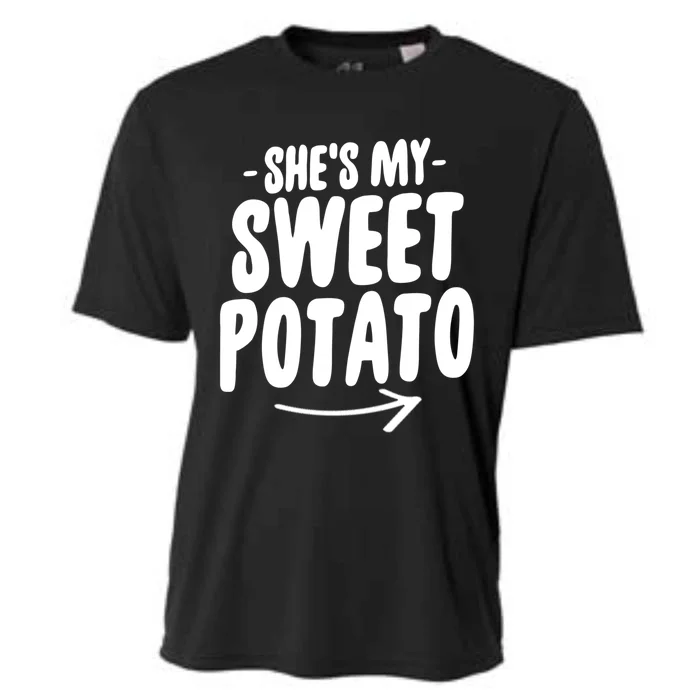 Shes My Sweet Potato S Gift Cooling Performance Crew T-Shirt