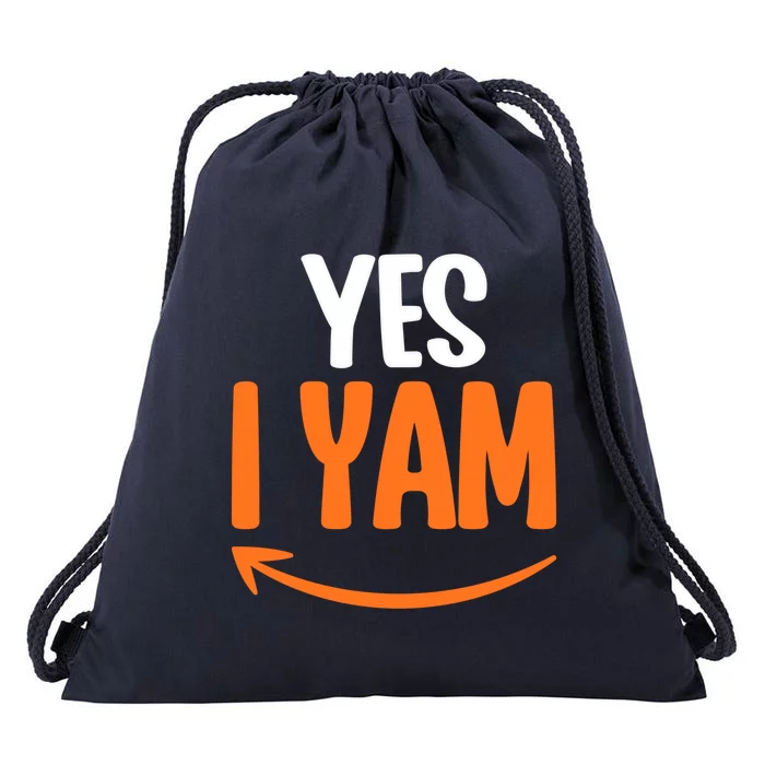 Shes My Sweet Potato Yes I Yam Matching Couple Thanksgiving Meaningful Gift Drawstring Bag