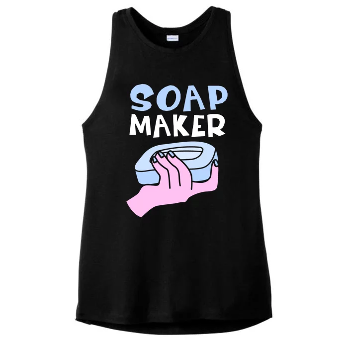 Soap Making Soap Maker Funny Gift Ladies Tri-Blend Wicking Tank