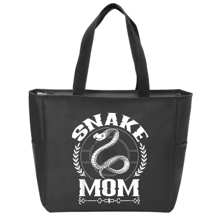 Snake Mom Snake Owner Women Gift Zip Tote Bag