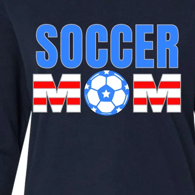 Soccer Mom Womens Cotton Relaxed Long Sleeve T-Shirt