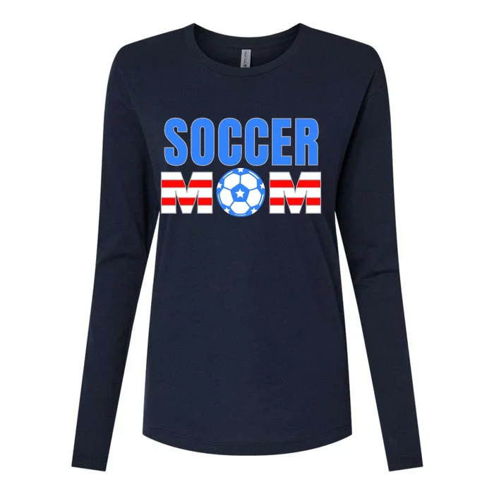 Soccer Mom Womens Cotton Relaxed Long Sleeve T-Shirt