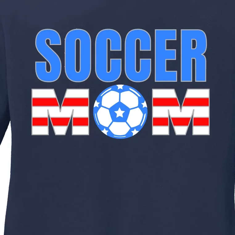 Soccer Mom Ladies Long Sleeve Shirt