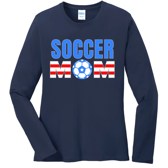 Soccer Mom Ladies Long Sleeve Shirt