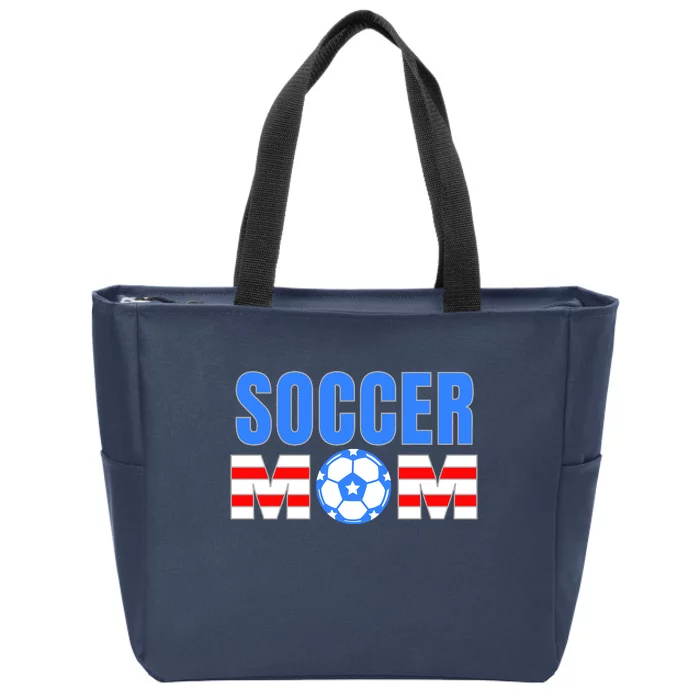 Soccer Mom Zip Tote Bag