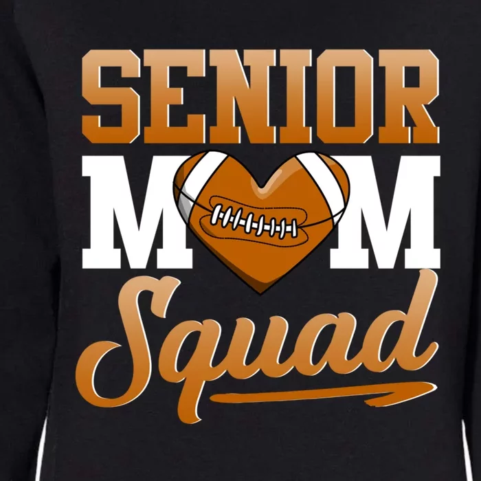 Senior Mom Squad American Football Rugby Gift Womens California Wash Sweatshirt