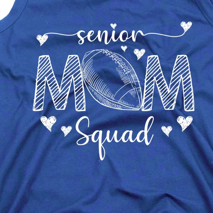 Senior Mom Squad Gift Football Lover Funny Gift For Family Gift Tank Top