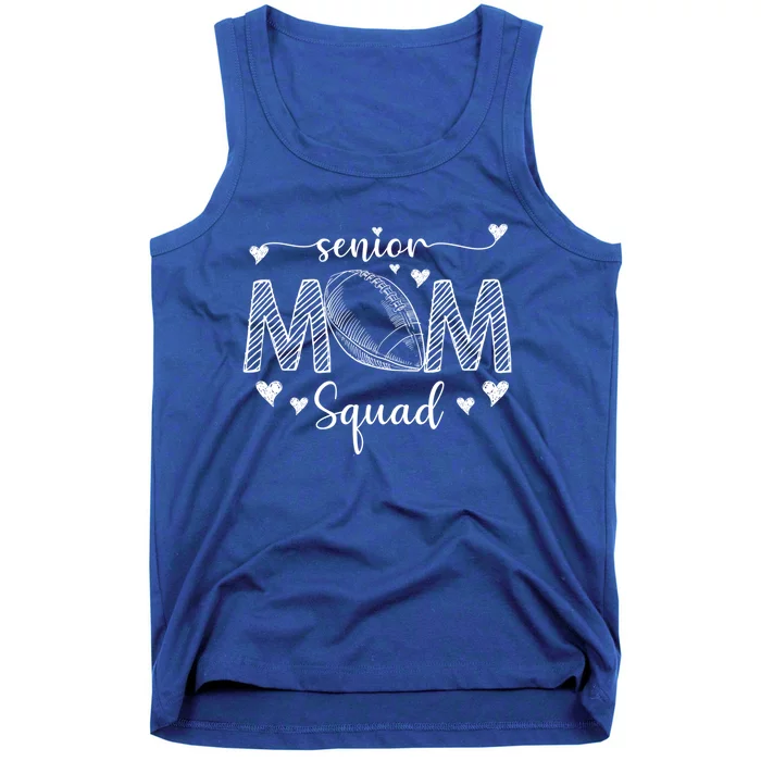 Senior Mom Squad Gift Football Lover Funny Gift For Family Gift Tank Top