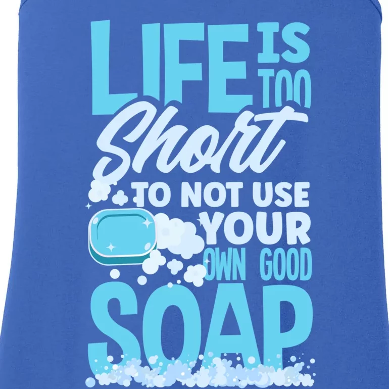 Soap Making Soap Maker Funny Quote Gift Ladies Essential Tank