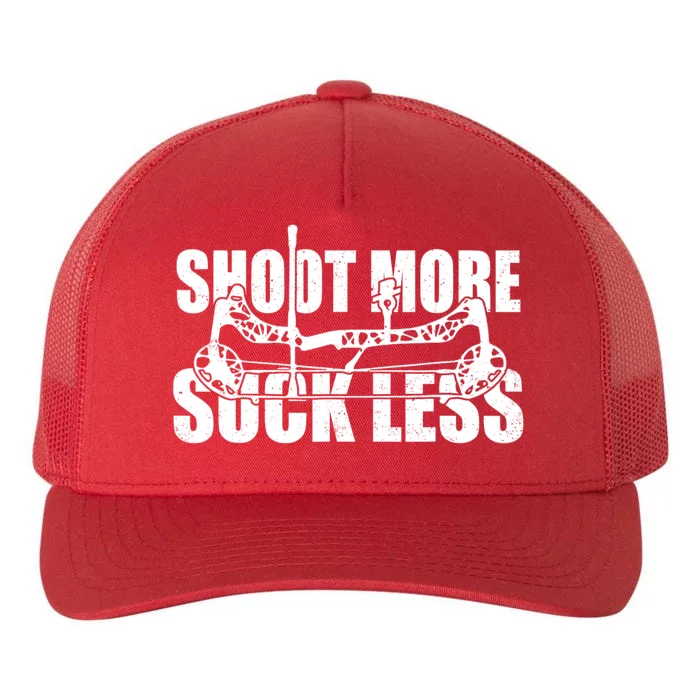 Shoot More Suck Less Funny Hunting Lovers Yupoong Adult 5-Panel Trucker Hat