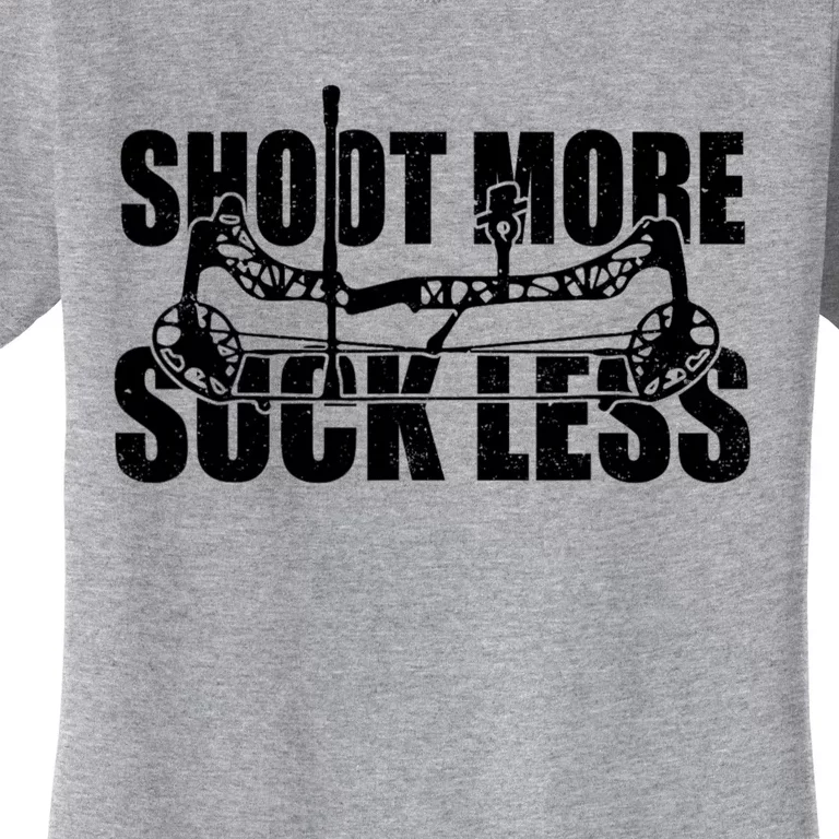 Shoot More Suck Less Funny Hunting Lovers Women's T-Shirt