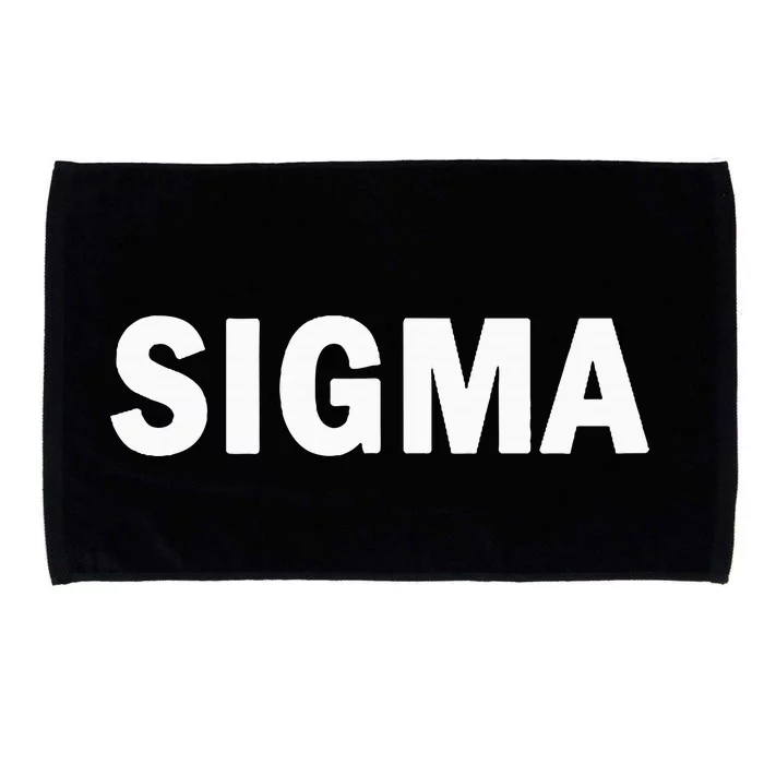 Sigma Male Simple Minimal Loner Lone Wolf Alpha Introvert Microfiber Hand Towel