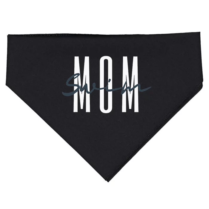 Swim Mom Swim Mama Swim Team Swimmers Mother USA-Made Doggie Bandana