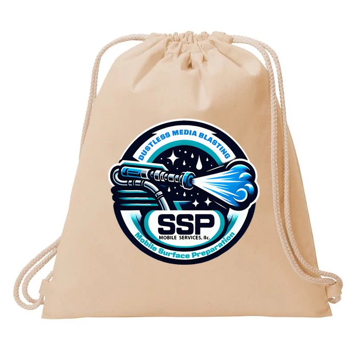 Ssp Mobile Services Dustless Blasting Surface Preparation Drawstring Bag