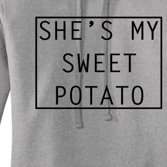 SheS My Sweet Potato I Yam Thanksgiving Graphic Women's Pullover Hoodie