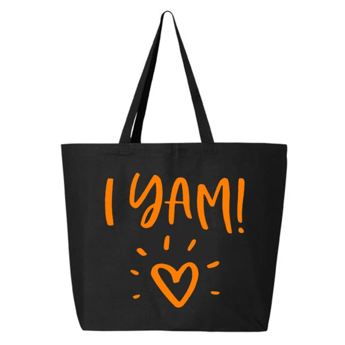 She's My Sweet Potato I Yam Set Couples Thanksgiving 25L Jumbo Tote