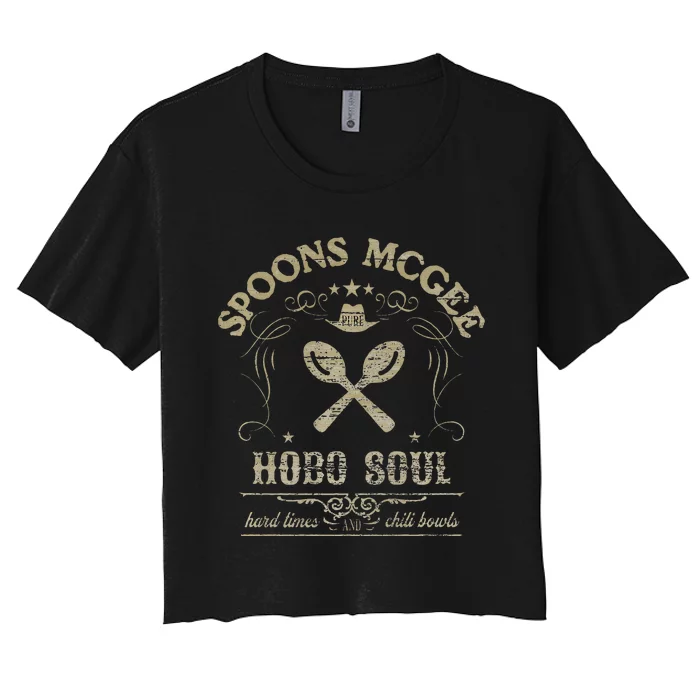 SPOONS MCGEE Women's Crop Top Tee