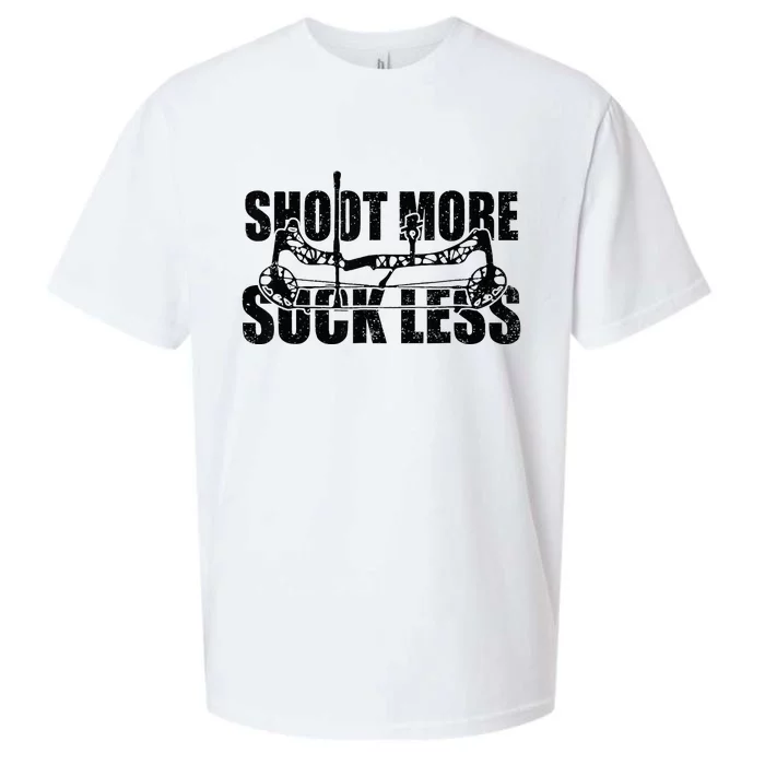 Shoot More Suck Less Funny Hunting Lover Hunter FatherS Day Sueded Cloud Jersey T-Shirt