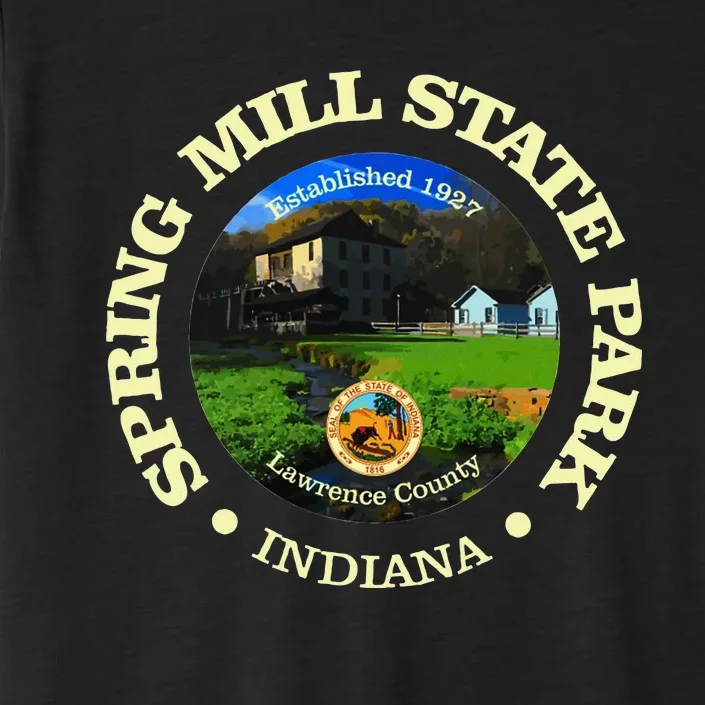 Spring Mill State Park Indiana Funny Hiking State Parks ChromaSoft Performance T-Shirt