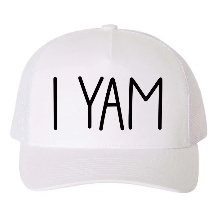 SheS My Sweet Potato I Yam Set Couples Thanksgiving Yupoong Adult 5-Panel Trucker Hat