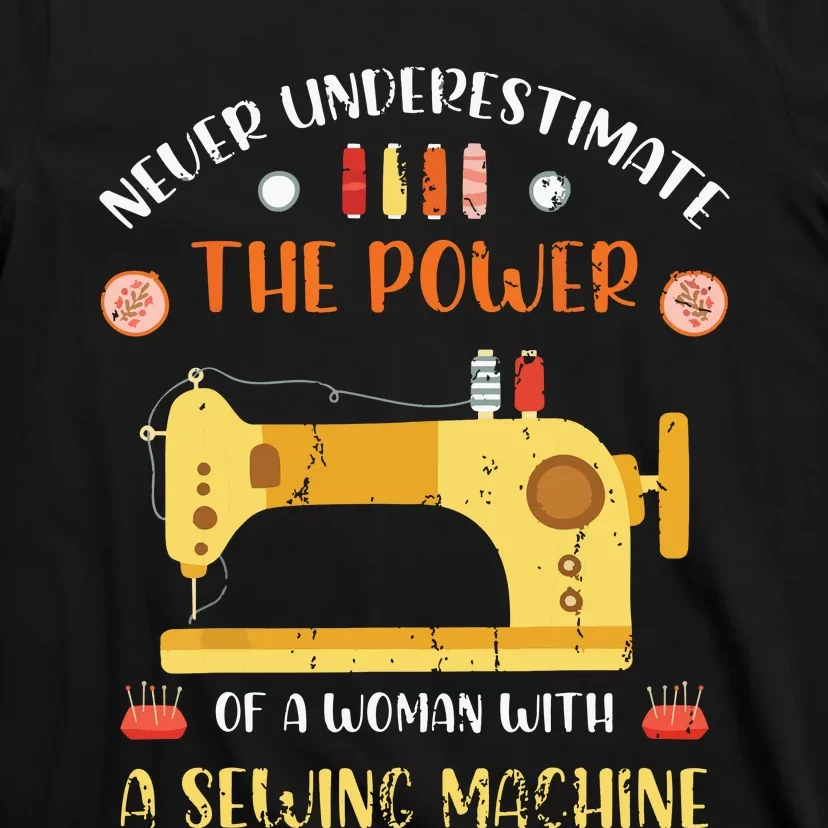 Sewing Machine Seamstress Sewer Women Girl Quilting Sewing T-Shirt