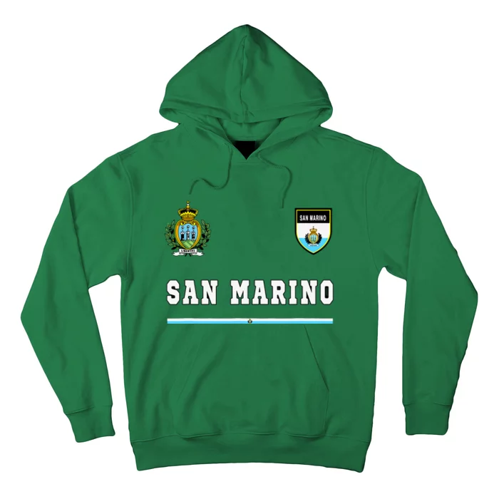 San Marino Sportsoccer Jersey Flag Football Hoodie