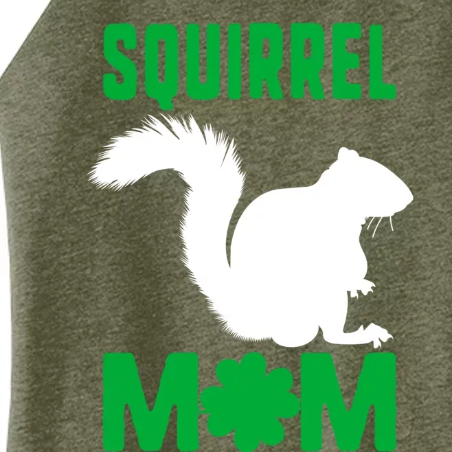 Squirrel Mom St Patricks Squad Woodland Nuts Nature Gift Women’s Perfect Tri Rocker Tank