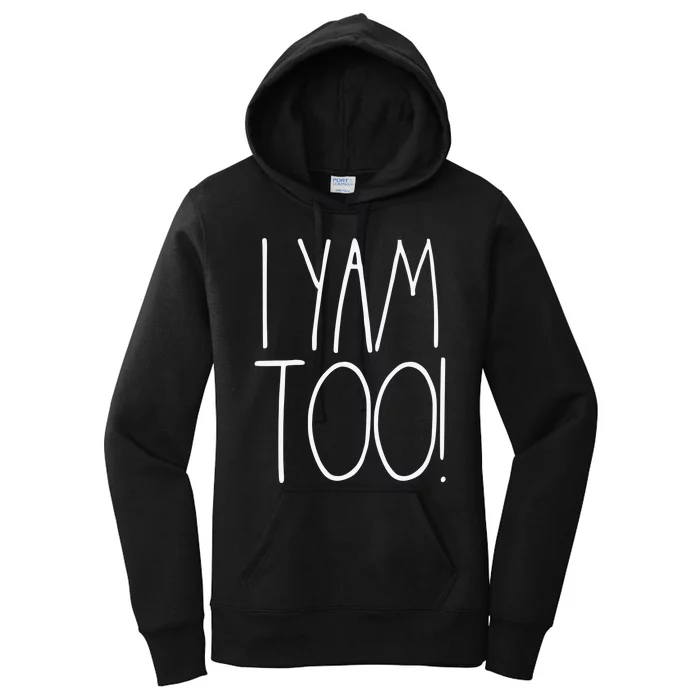 Shes My Sweet Potato I Yam Too Thanksgiving Family Matching Women's Pullover Hoodie