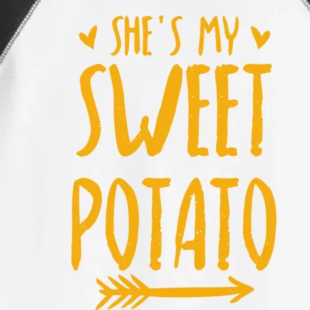 Shes My Sweet Potato I Yam Cute Matching Couples Cool Gift Toddler Fine Jersey T-Shirt