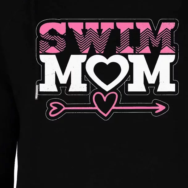 Swim Mom Swimming Mommy Grandma Funny Cute Gifts Mothers Day Womens Funnel Neck Pullover Hood