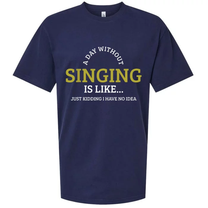 Singing Music Singer Sueded Cloud Jersey T-Shirt