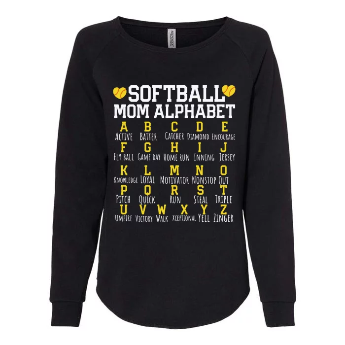 Softball Mom Womens California Wash Sweatshirt