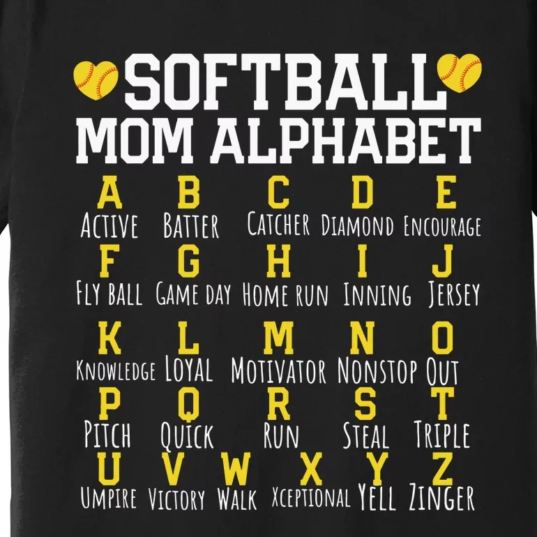 Softball Mom Premium T-Shirt