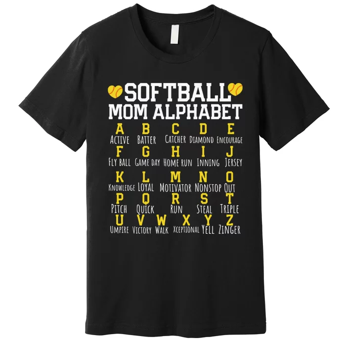 Softball Mom Premium T-Shirt