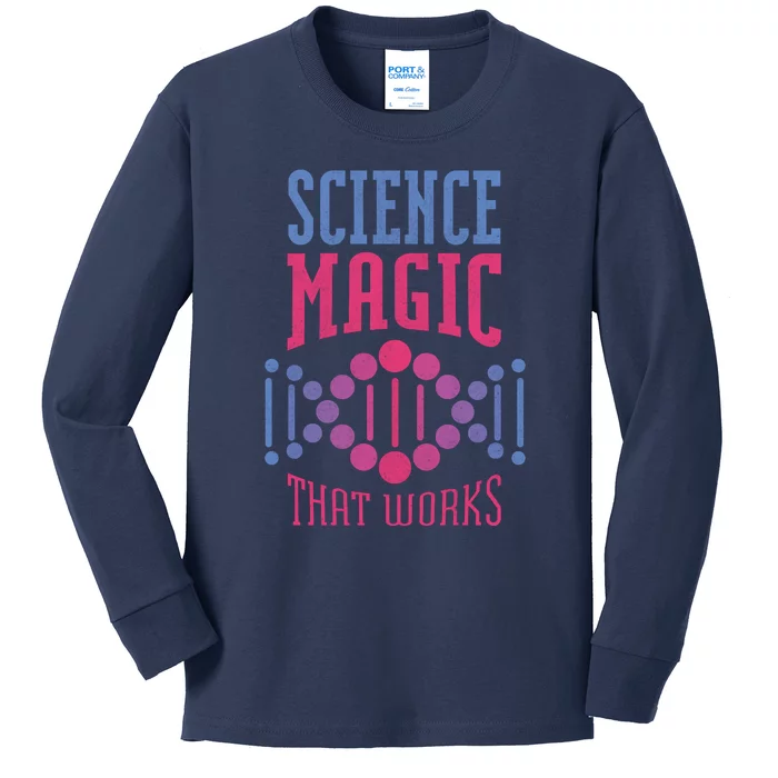 Science Magic That Works Kids Long Sleeve Shirt